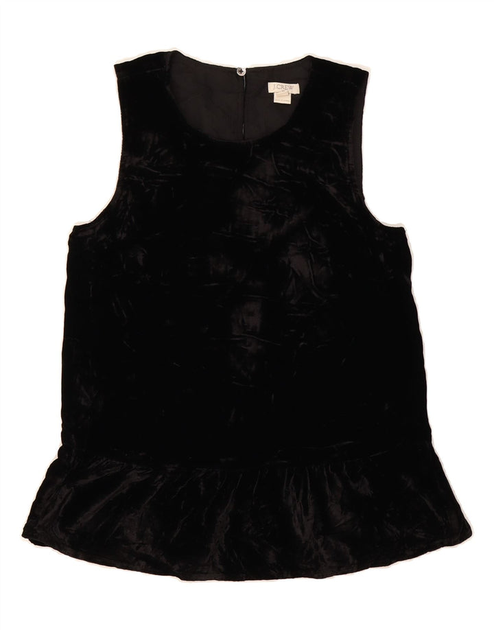 J. CREW Womens Sleeveless Blouse Top US 00 2XS Black Viscose Vintage J. Crew and Second-Hand J. Crew from Messina Hembry 