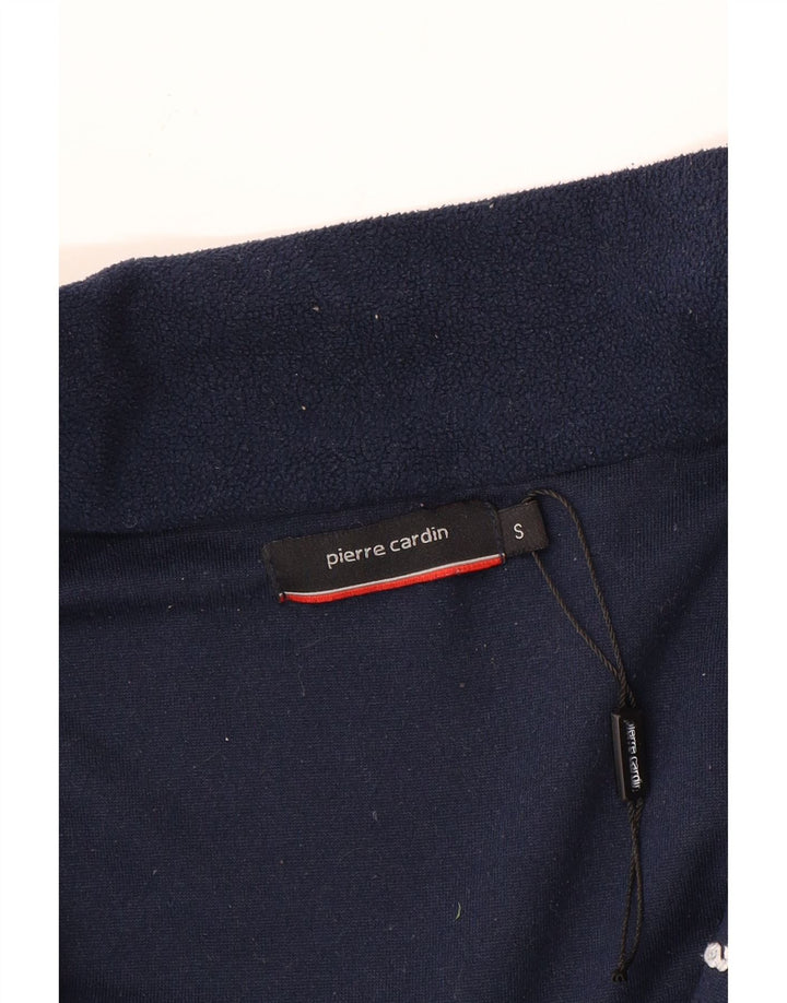 Pierre Cardin Mens Fleece Jacket UK 36 Small Navy Blue