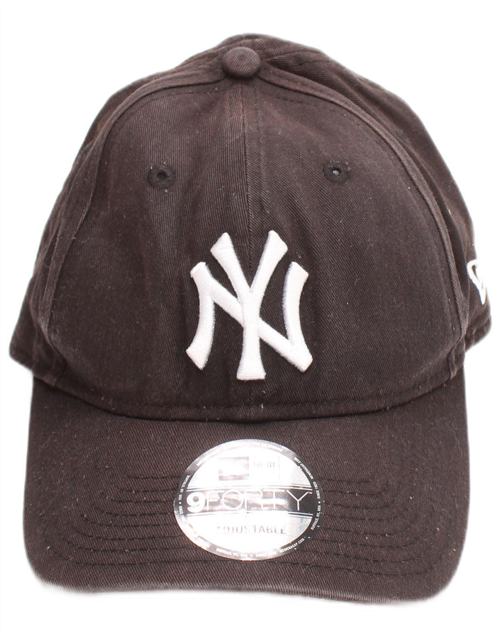 New Era Mens Graphic Baseball Cap One Size Black Cotton