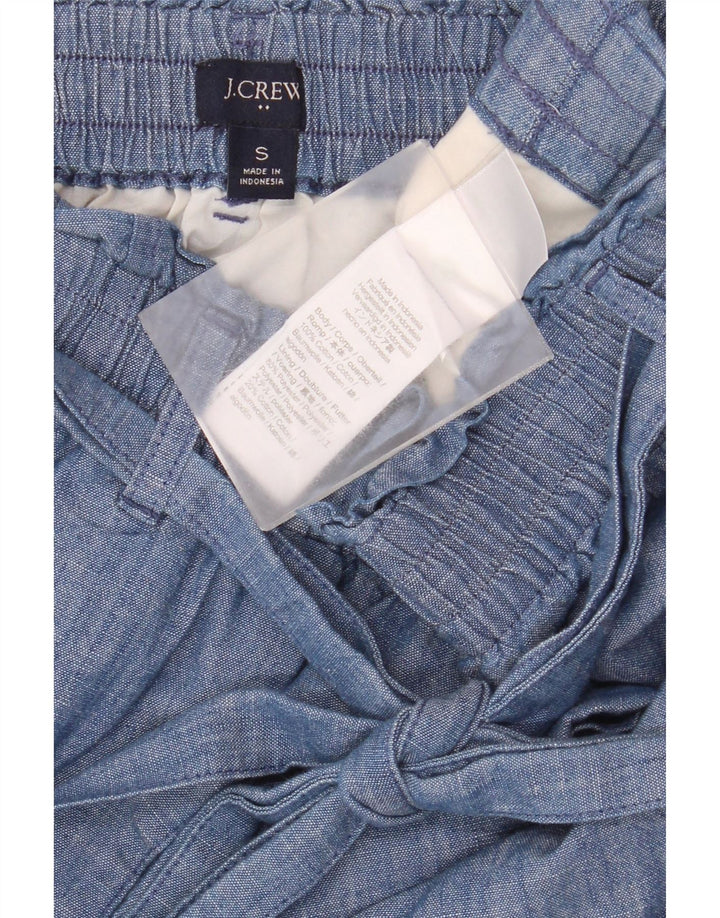 J. Crew Jupe trapèze pour femme Small W30 Bleu Coton