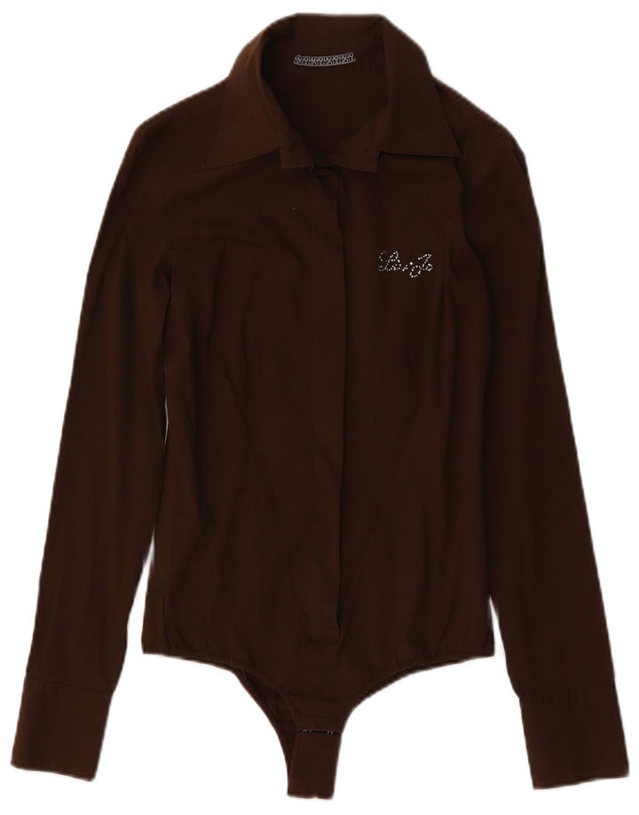 Женское боди-рубашка Liu Jo IT 42 Medium Brown
