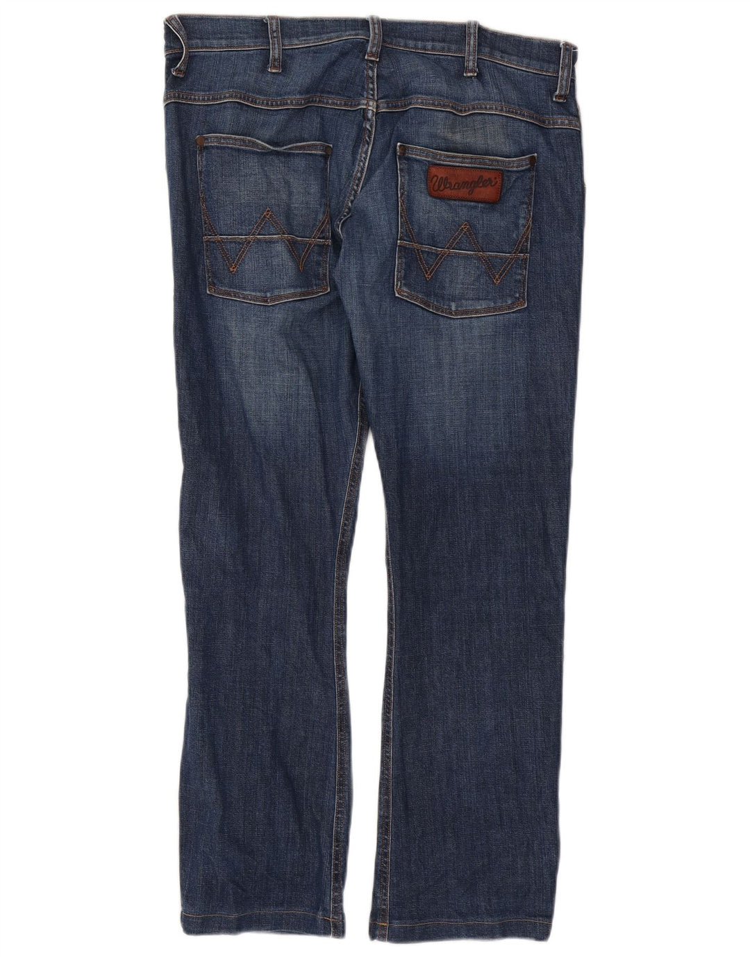 Wrangler Mens Spencer Straight Jeans W34 L29 Blue Cotton