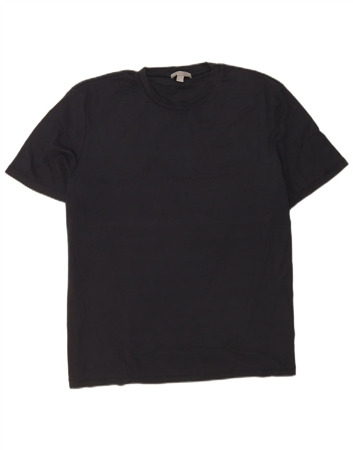Cos Herren T-Shirt Top XL Marineblau Baumwolle