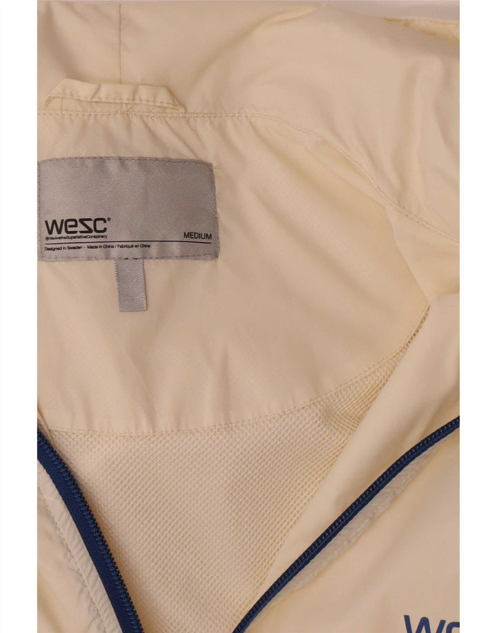 Wesc Mens Hooded Bomber Jacket UK 38 Medium Multicoloured Colourblock