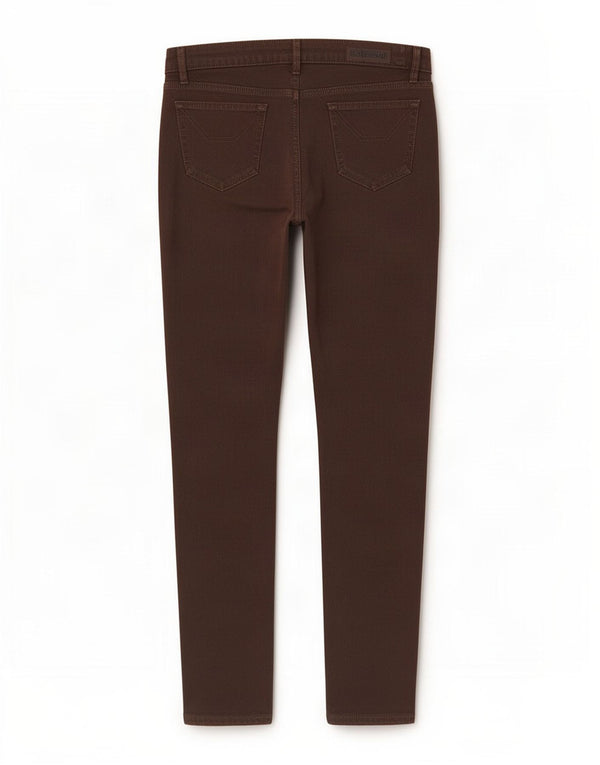 Jeckerson Damen Skinny Freizeithose W28 L33 Khaki Baumwolle
