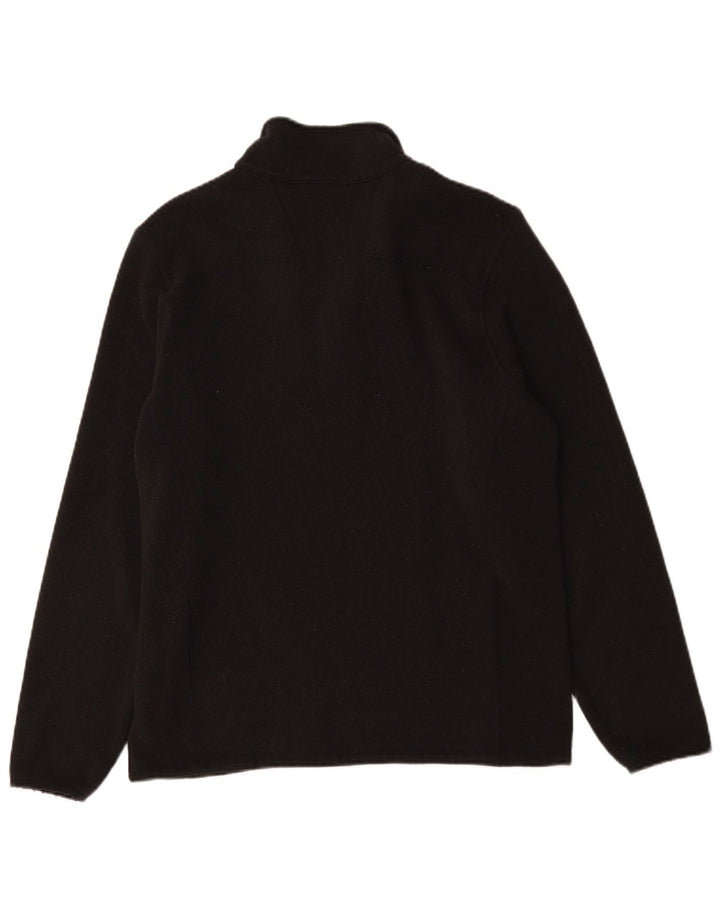 The North Face Mens Zip Neck Jumper Sweater Medium Black