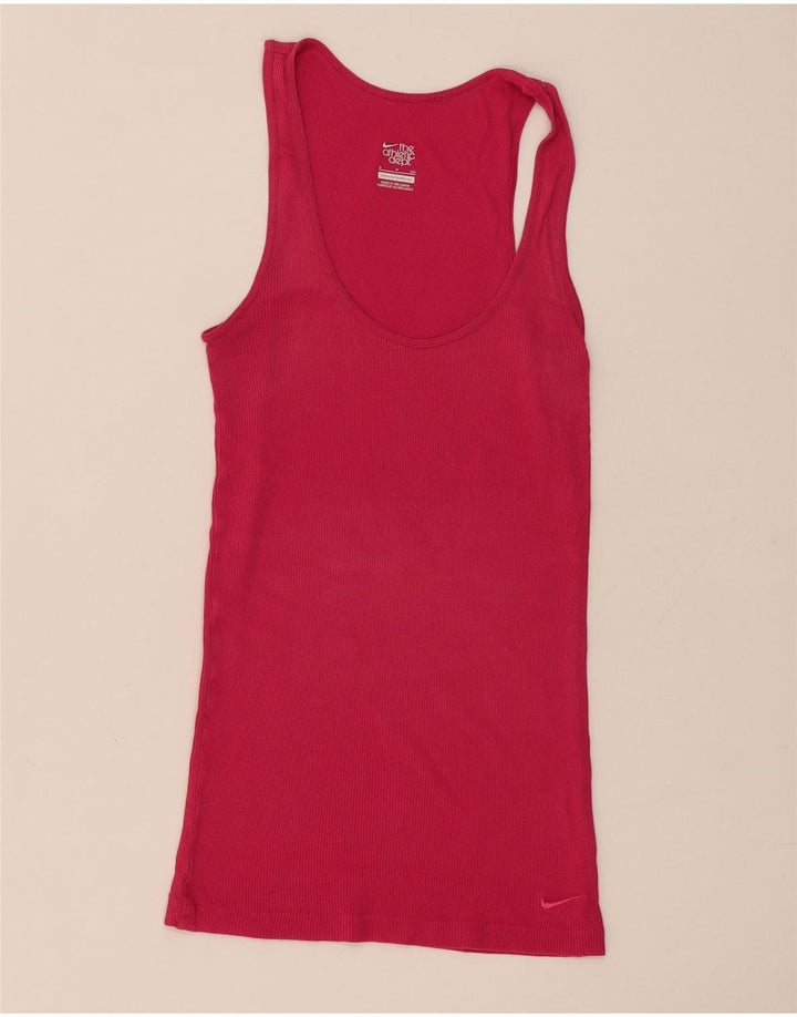 Nike Womens Vest Top UK 8 Small Pink