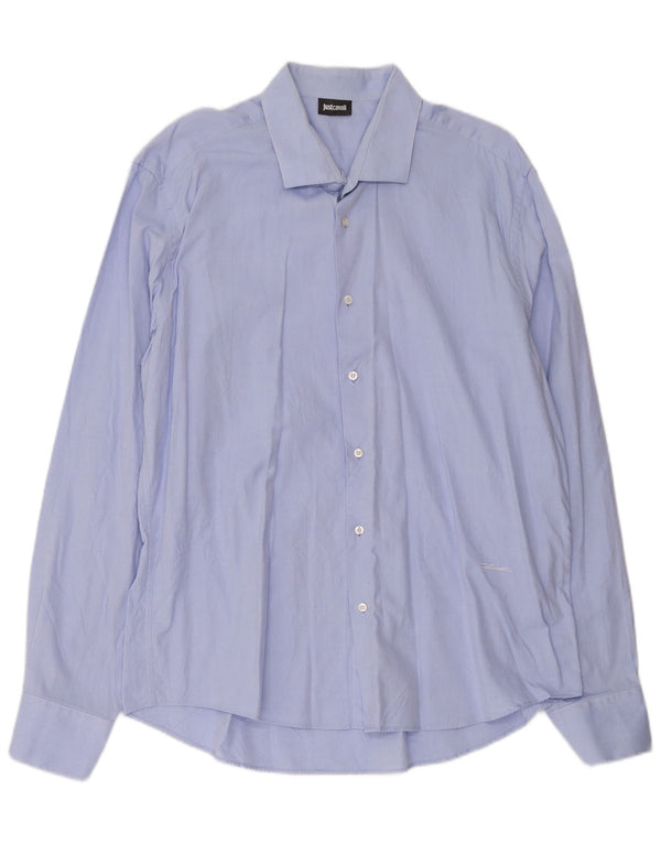 Camisa Just Cavalli Hombre Talla 45 17 3/4 XL Azul