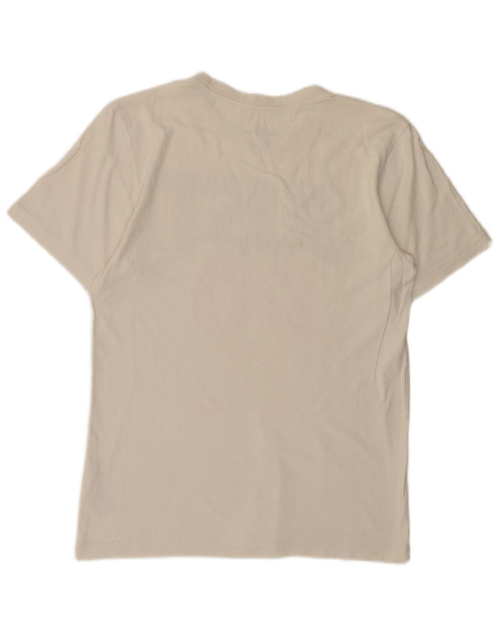 Nike grafisk T-shirt top til mænd, lille hvid bomuld