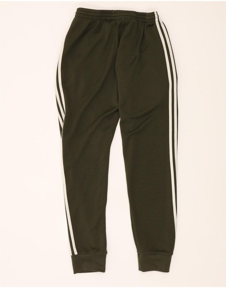 Adidas Mens Tracksuit Trousers Joggers Medium Green Polyester