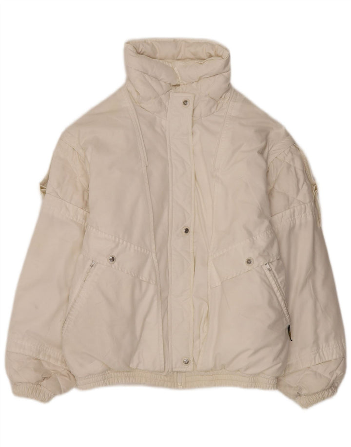 Ciesse Piumini Chaqueta acolchada para mujer UK 46 Grande Poliéster blanco
