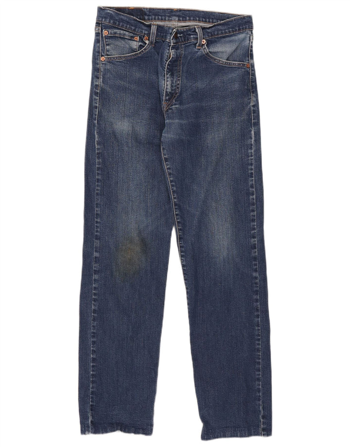 Levi's Herre 521 lige jeans W33 L29 blå bomuld
