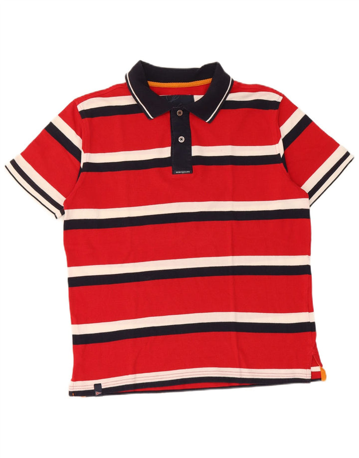 Henri Lloyd Mens Polo Shirt XL Red Striped