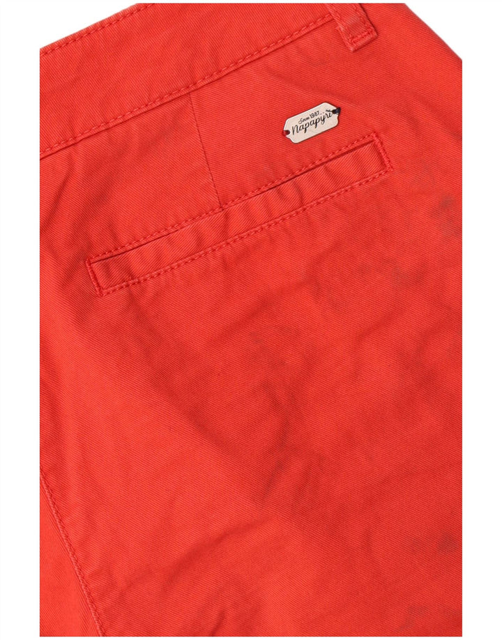 Napapijri Geographic Chino Shorts til kvinder W30 Medium Rød Polyester