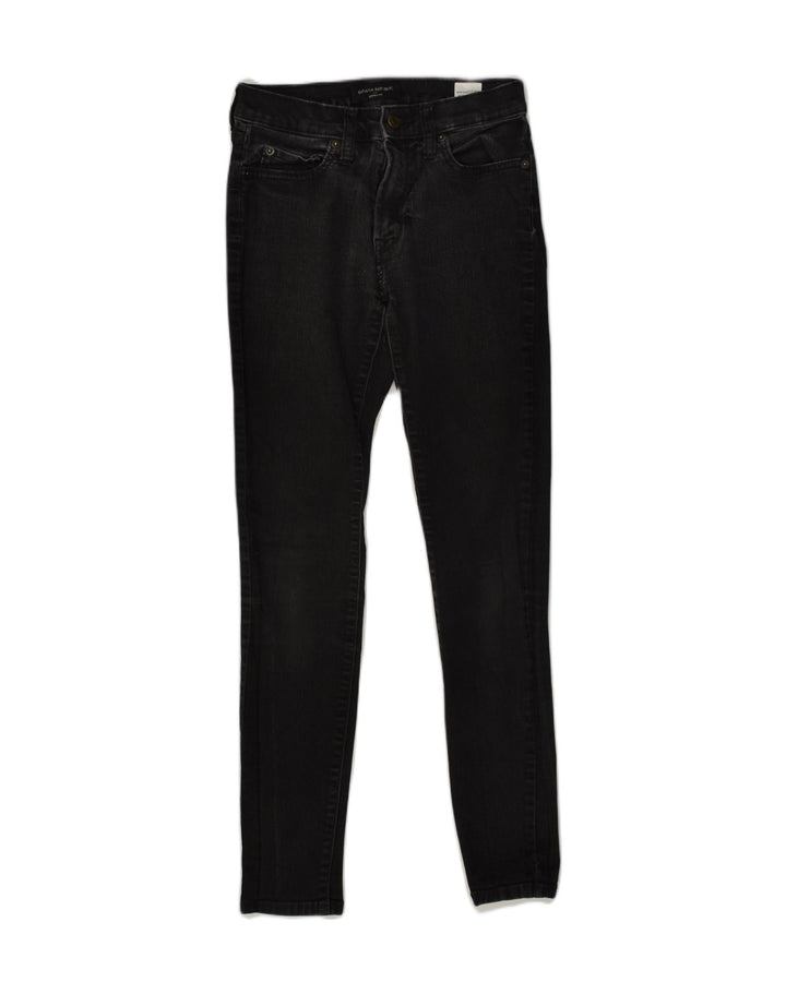 BANANA REPUBLIC Womens Skinny Fit Skinny Jeans W28 L27  Black Cotton | Vintage Banana Republic | Thrift | Second-Hand Banana Republic | Used Clothing | Messina Hembry 