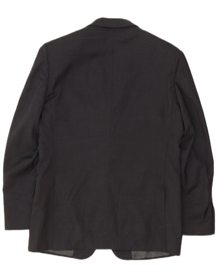 Giacca Blazer 3 Bottoni Valentino Uomo IT 48 Lana Grigio Medio