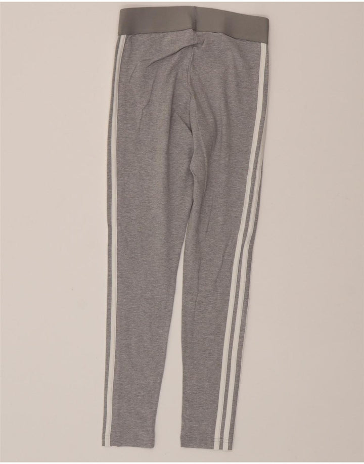 ADIDAS Womens Leggings UK 4/6 XS  Grey
