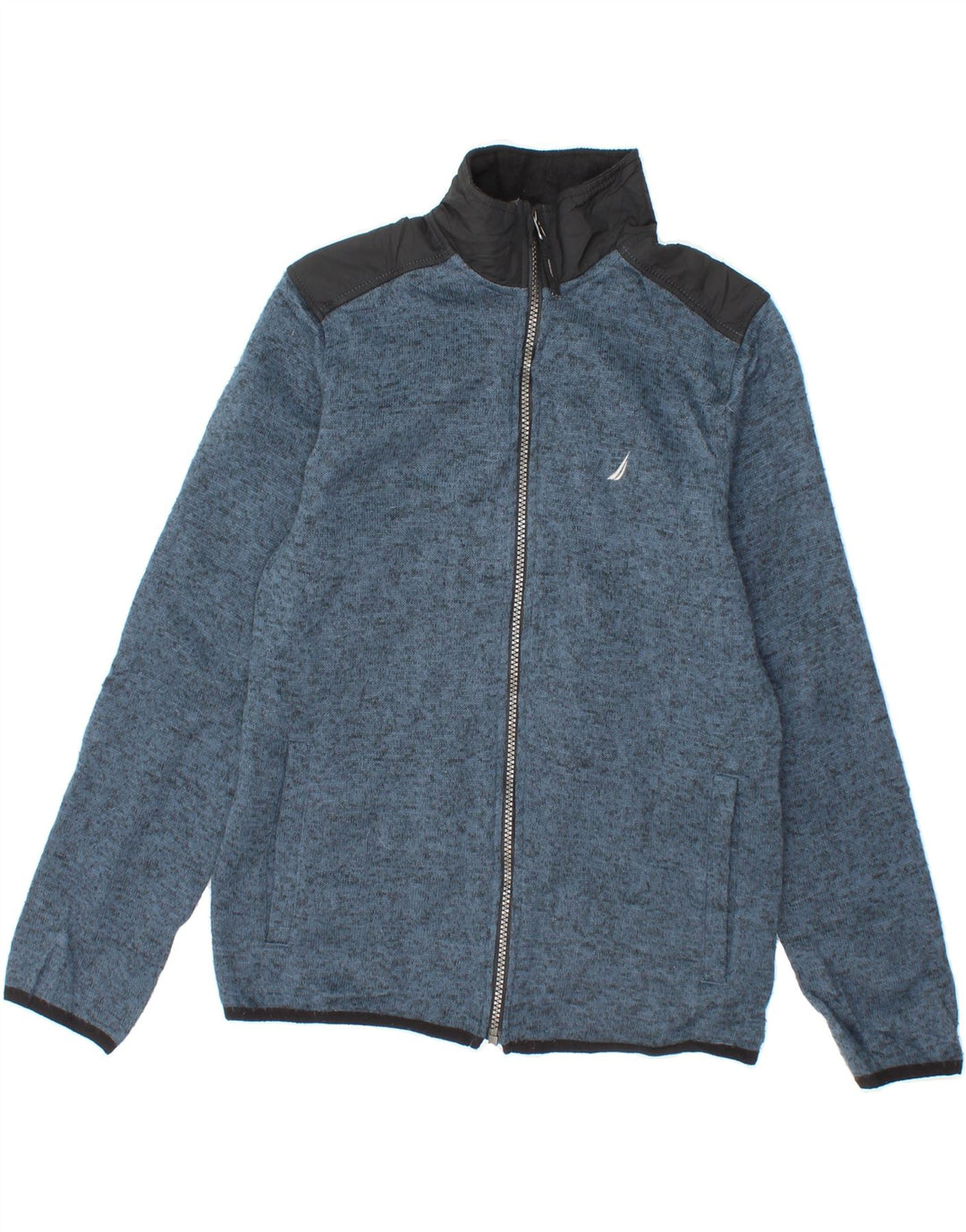 NAUTICA Boys Tracksuit Top Jacket 14-15 Years Large  Blue Polyester Vintage Nautica and Second-Hand Nautica from Messina Hembry 