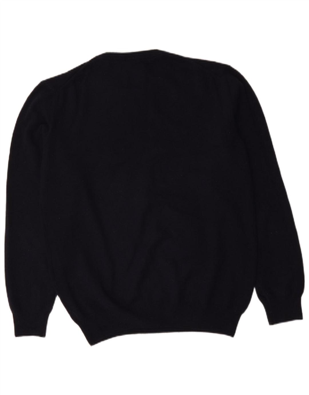 Gant Herre Crew Neck trøje Sweater Stor marineblå lammeuld