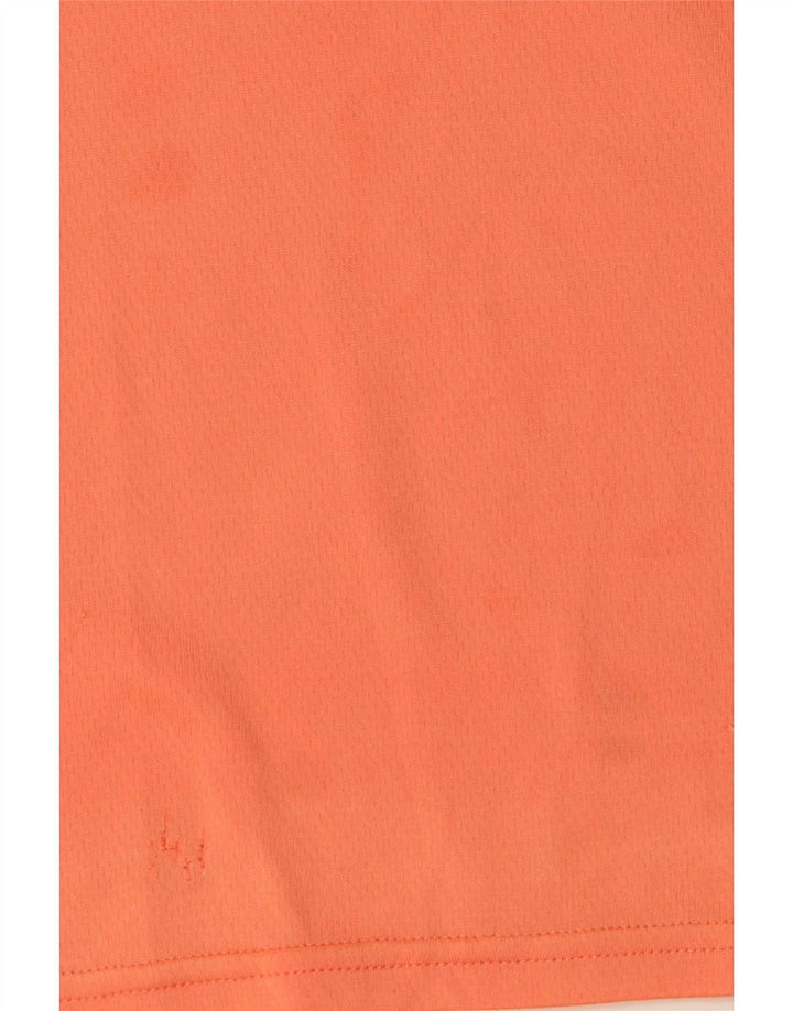 Puma Damen T-Shirt Top UK 12 Medium Orange Polyester