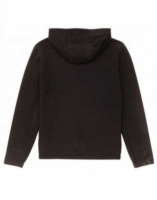 Felpa con cappuccio e zip Adidas da bambino 13-14 anni in cotone nero