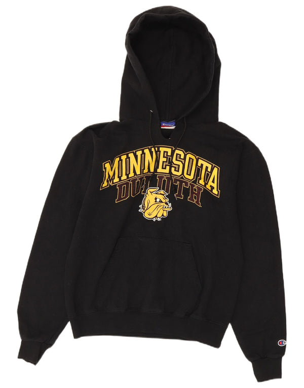 Damska bluza z kapturem Champion Minnesota Duluth Graphic UK 14, średnia czarna