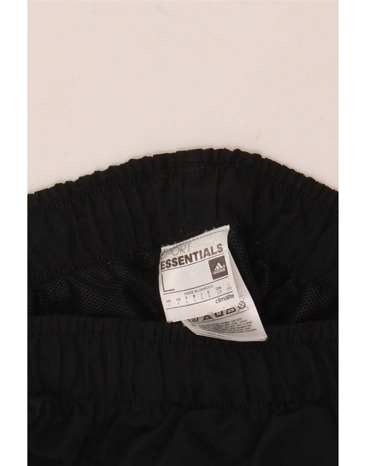 Adidas Mens Climalite Sport Shorts Large Black Polyester