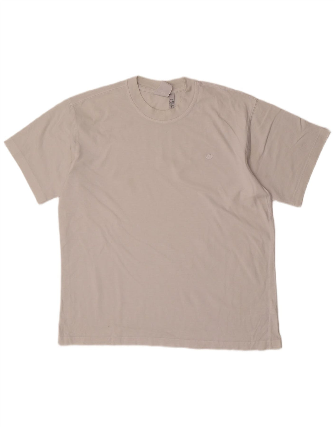 Adidas Mens T-Shirt Top Large White Cotton
