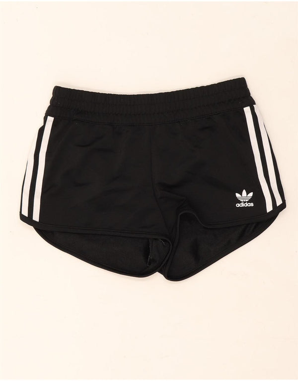 Женские спортивные шорты Adidas UK 6 XS, черный полиэстер