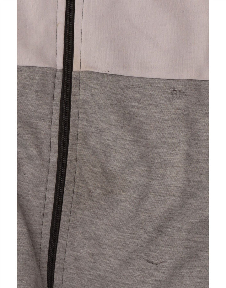 Kappa Mens Tracksuit Top Jacket Medium Grey Colourblock Polyester