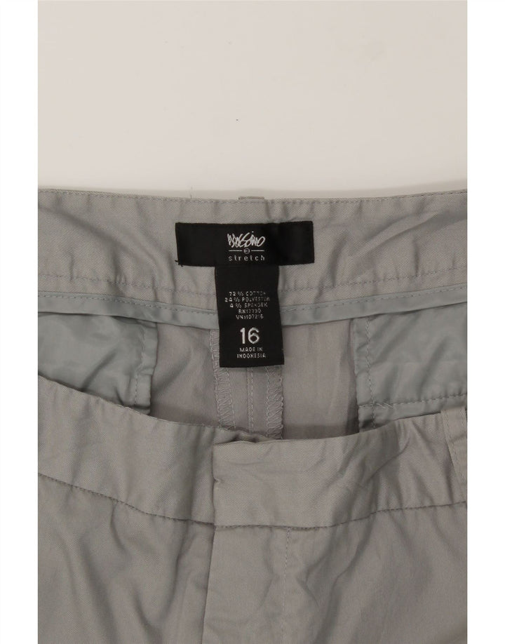 MOSSIMO Womens Chino Shorts US 16 2XL W38  Grey Cotton Vintage Mossimo and Second-Hand Mossimo from Messina Hembry 