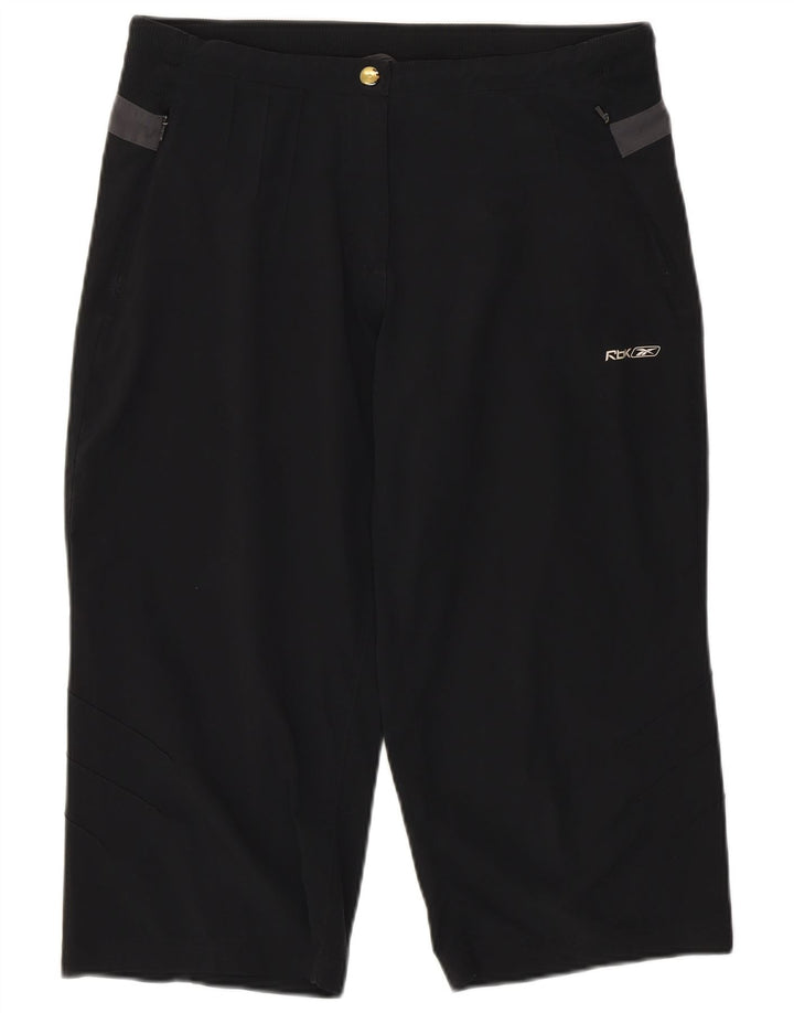 Bermuda Reebok da donna W30 medio nero in poliestere