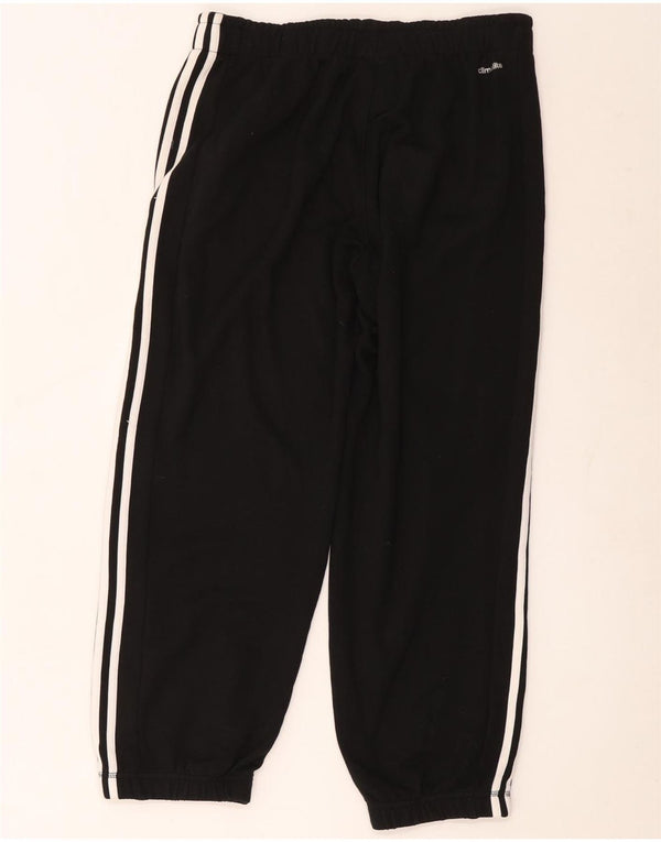 Adidas Womens Climalite Crop Tracksuit Trousers Joggers UK 14 Medium Black