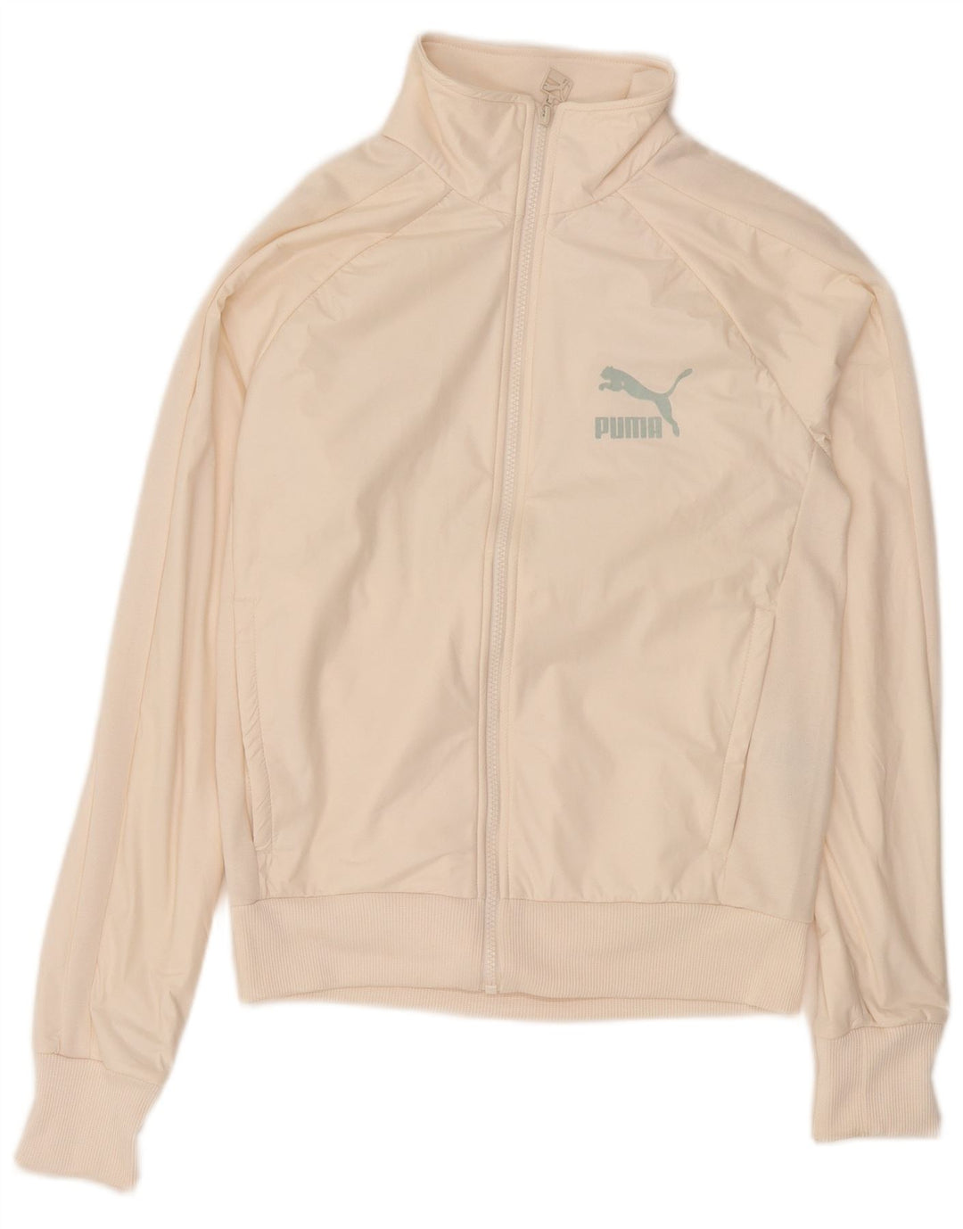 Puma Grafisk træningsdragt topjakke til kvinder UK 6 XS Hvid polyester