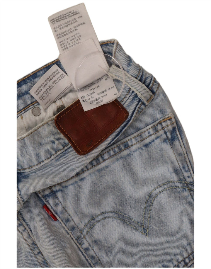 Levi's Womens 501 Straight Jeans  W26 L28 Blue Cotton
