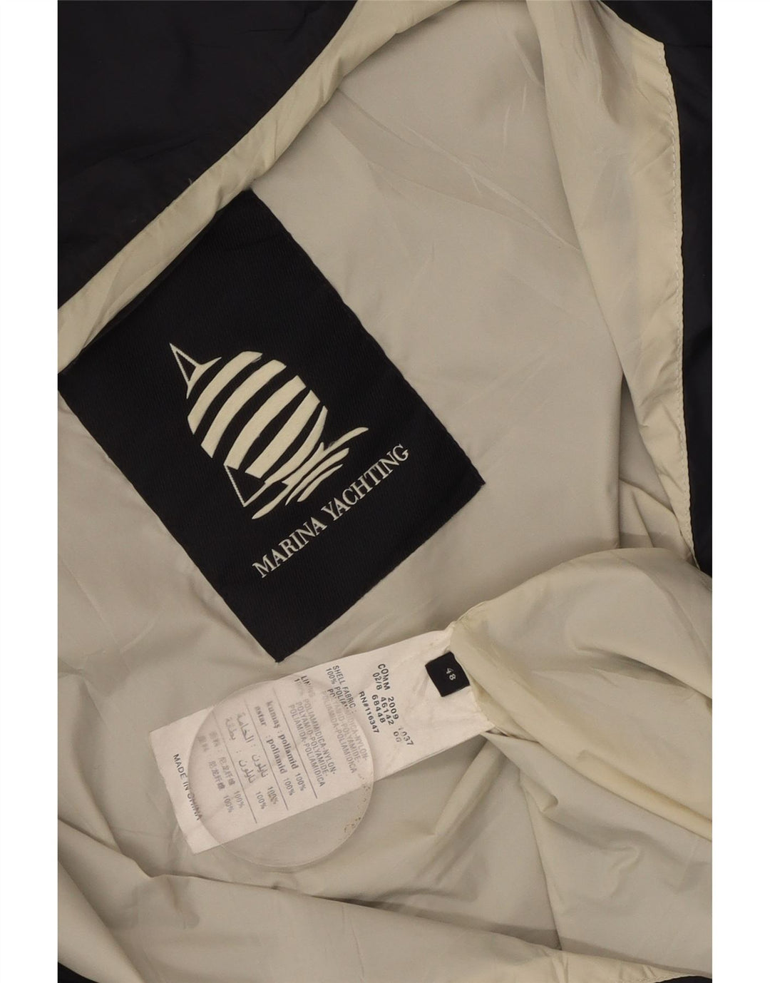 Marina Yachting Womens Utility Jacket IT 48 XL Navy Blue Polyamide