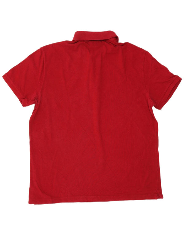 Tricou polo pentru bărbați Lacoste Slim Fit Mărimea 6 XL Bumbac Burgundy
