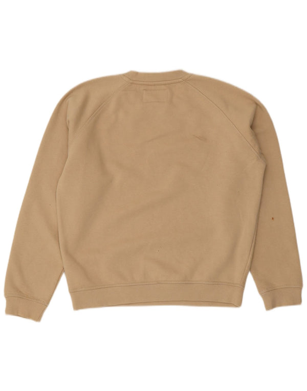 Jack Wills Dame Oversized Sweatshirt Jumper UK 8 Small Beige Bomuld