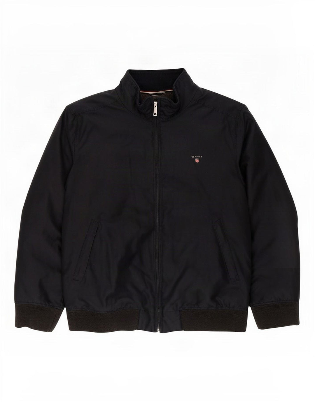 Gant Mens Bomber Jacket UK 44 2XL Navy Blue Polyester