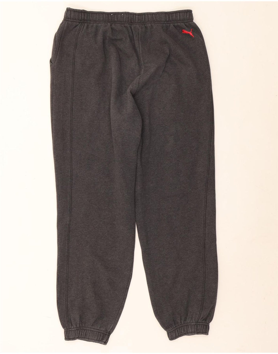 PUMA Mens Graphic Tracksuit Trousers Joggers Large  Grey Cotton