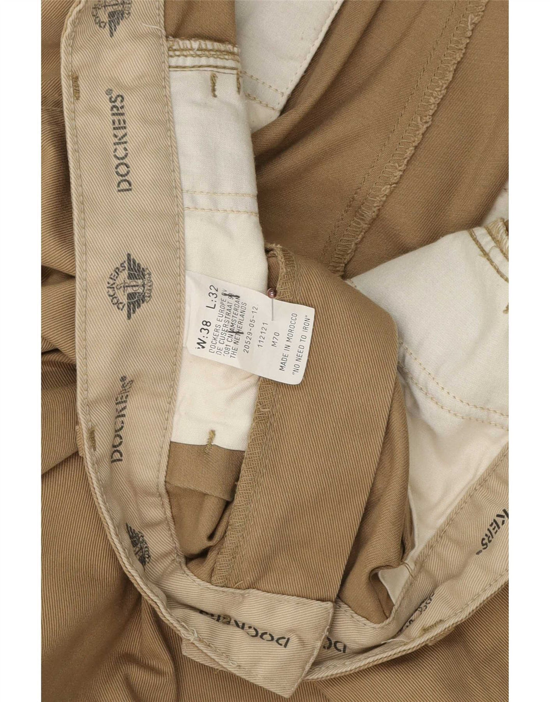 Calça Dockers Mens Pegged Cargo W38 L32 Bege