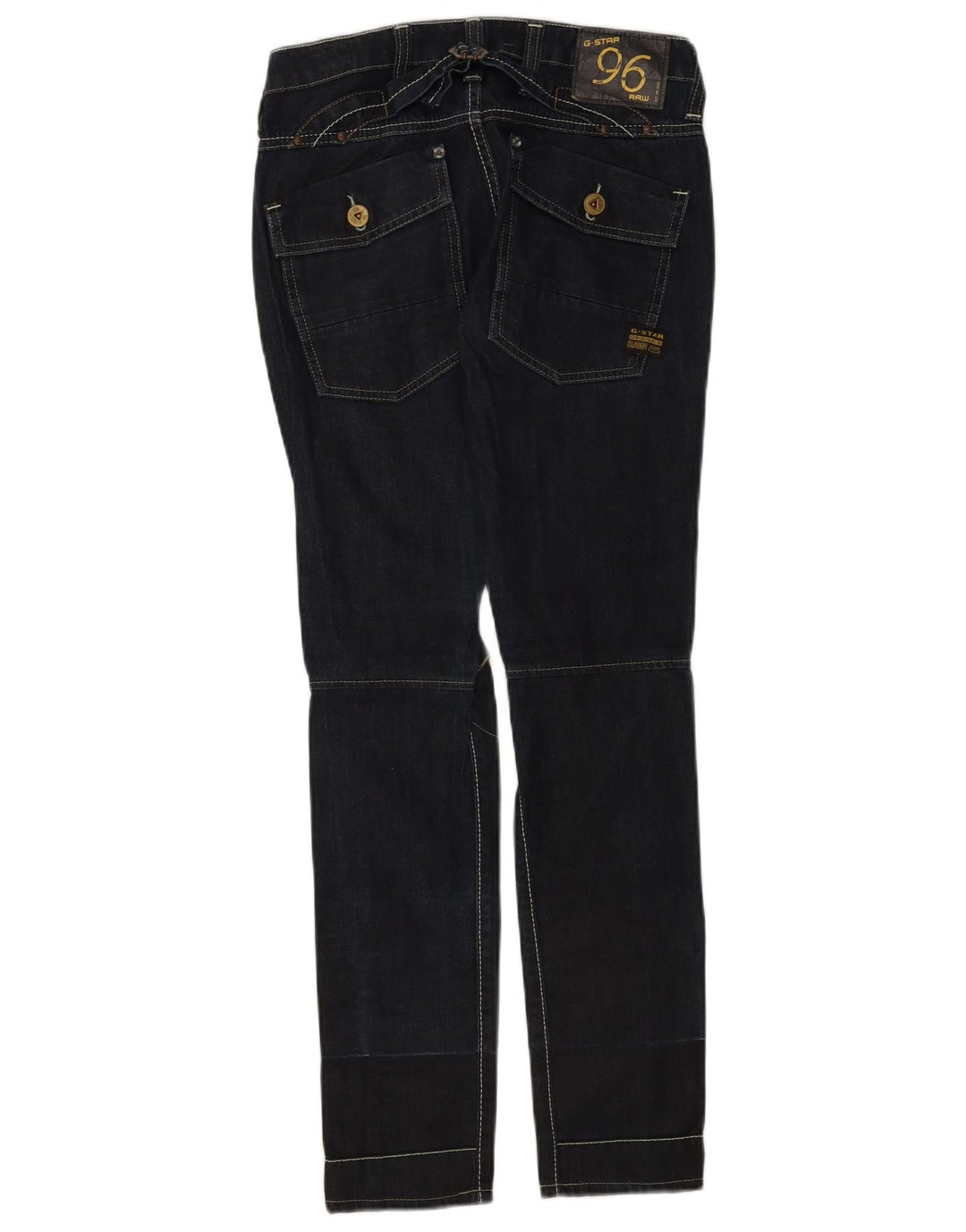 G-Star Womens Slim Jeans W26 L32 Navy Blue Cotton