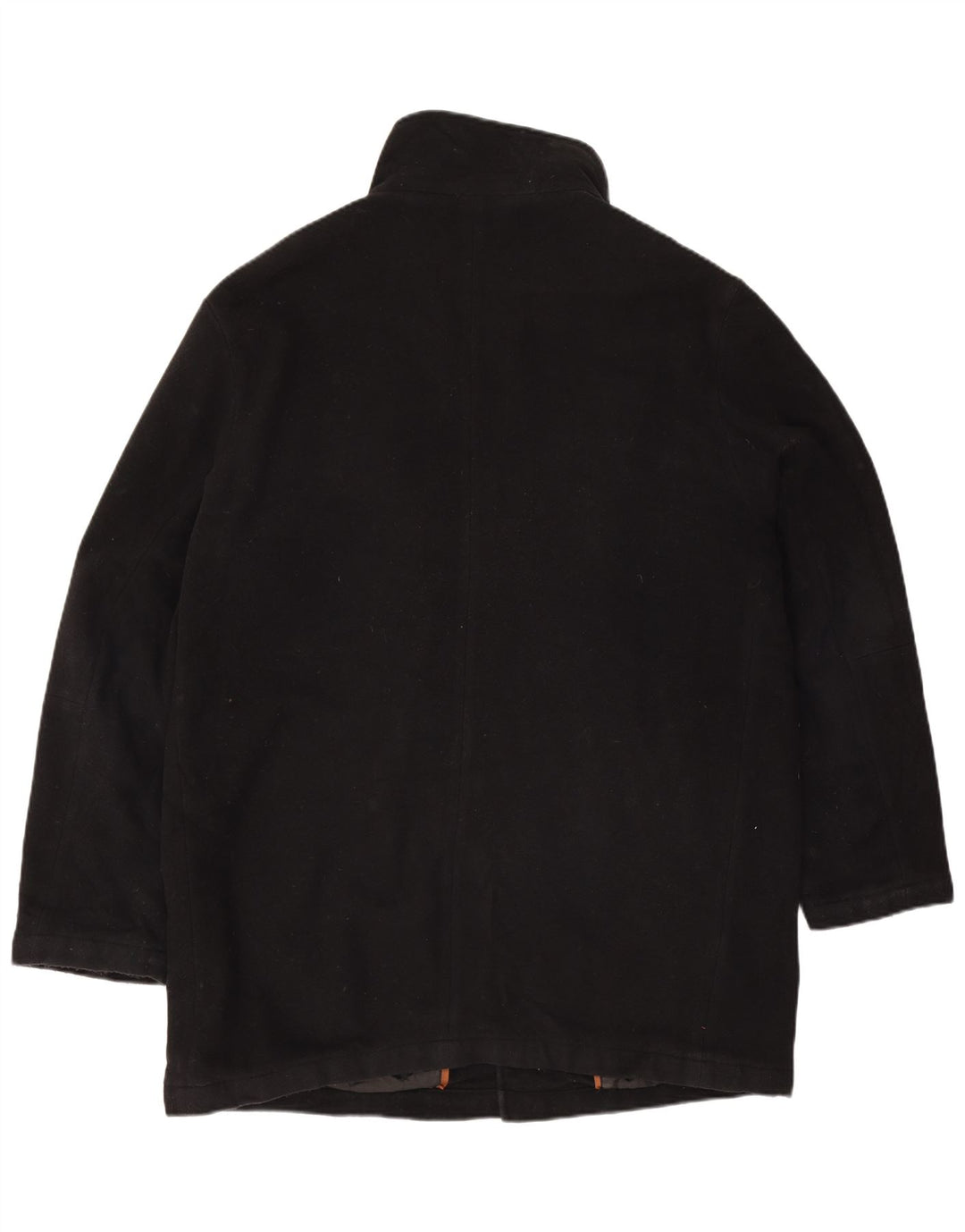 Marks & Spencer Herre Overfrakke UK 40 Large Black Acryl