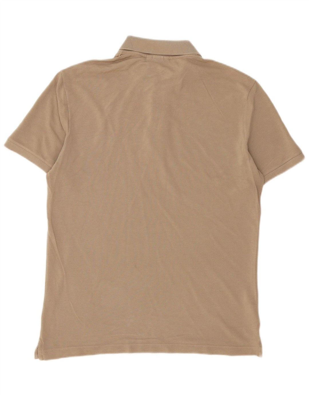 Polo da uomo slim fit Lacoste taglia 4 in cotone marrone medio