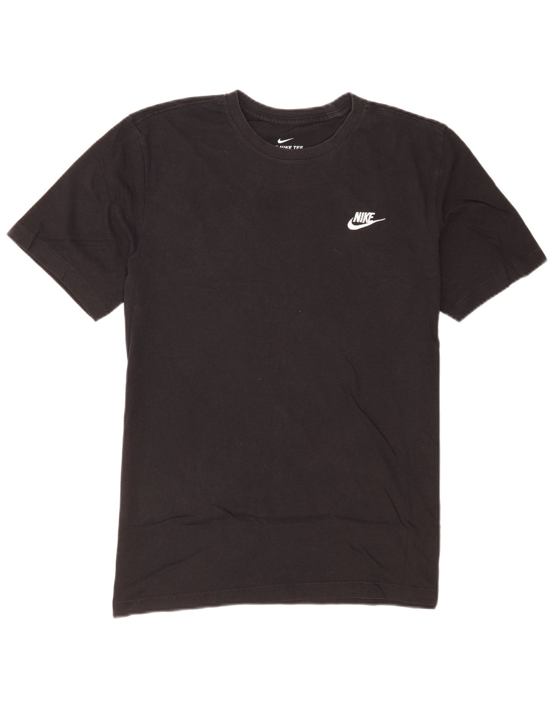Nike Herren T-Shirt Top Medium Schwarz Baumwolle