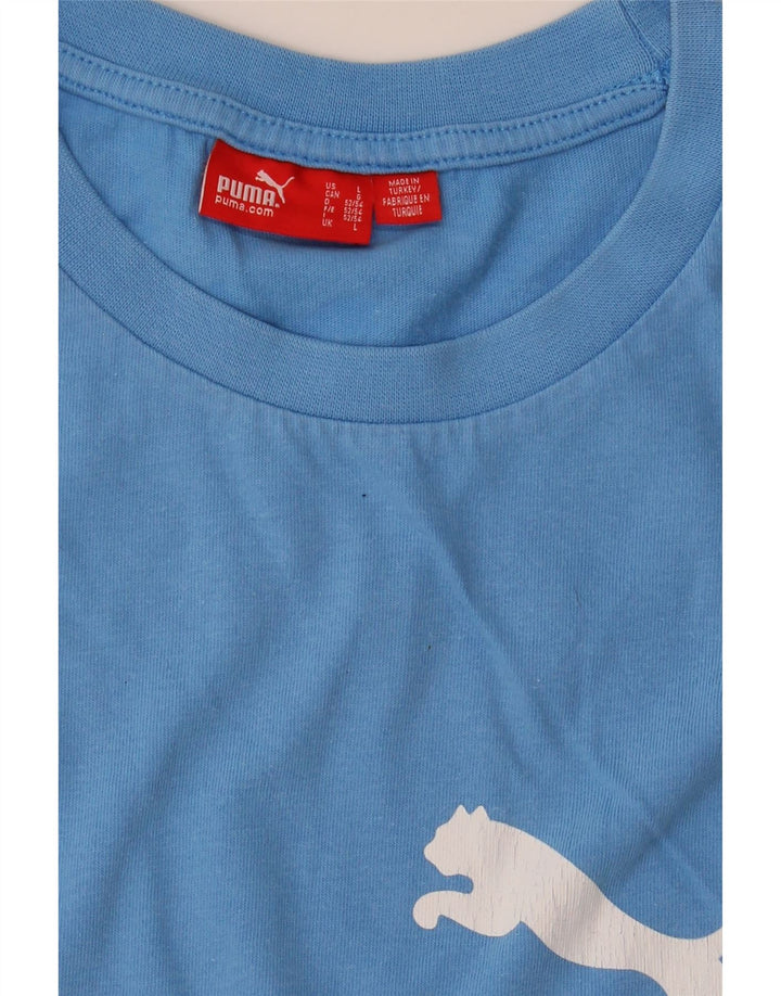PUMA Mens Graphic Vest Top Large Blue