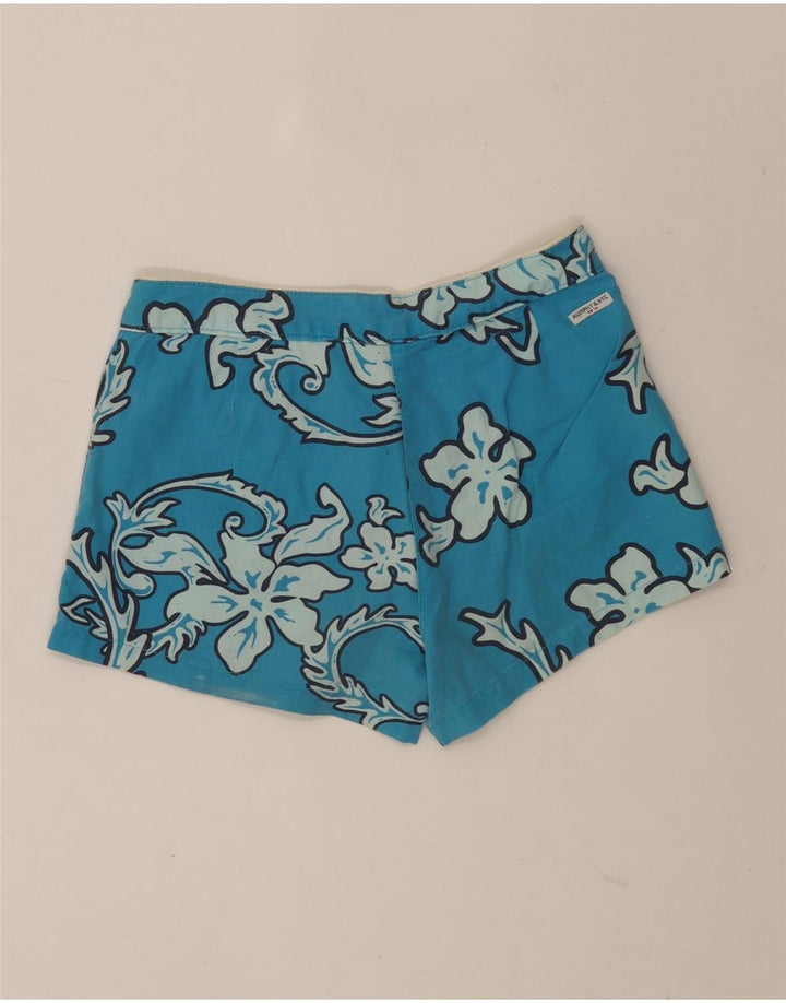 Pantaloncini da bagno da donna Murphy & Nye W29 cotone floreale blu medio
