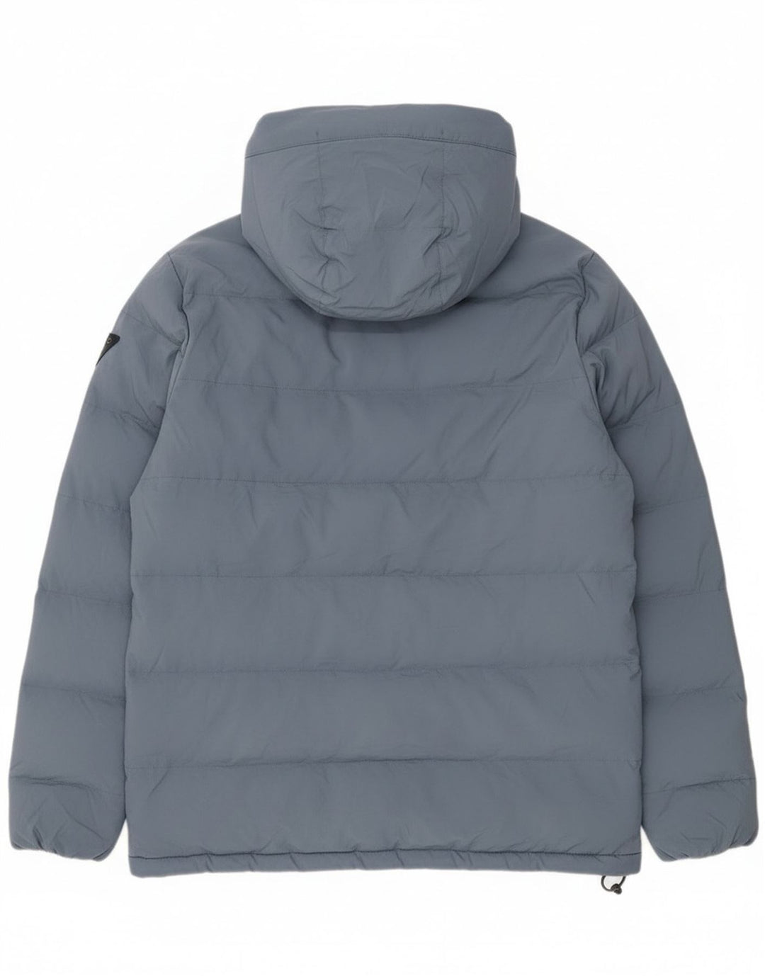 Musto Mens Hooded Padded Jacket UK 38 Medium Blue Polyester
