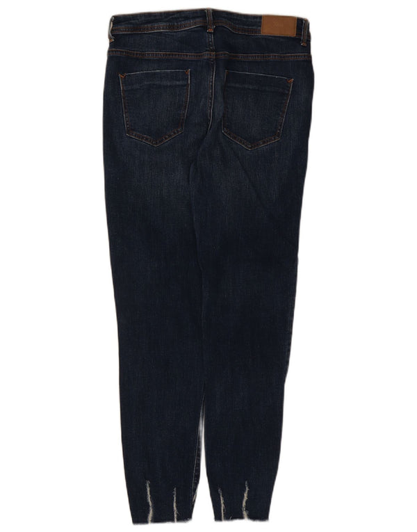 Женские джинсы скинни Zara EU 40 Medium W30 L27 Темно-синие, хлопок