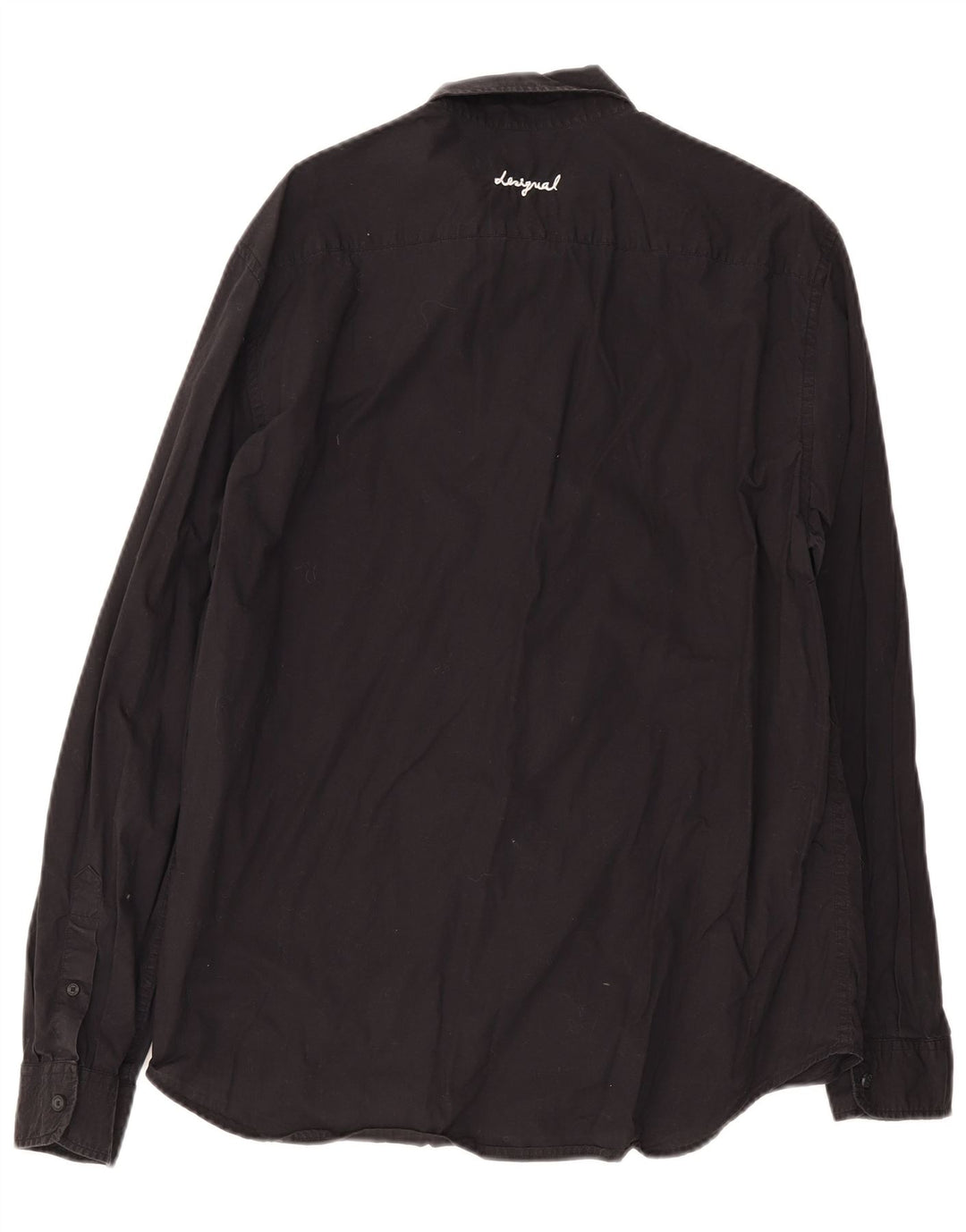 Desigual Mens Graphic Regular Fit Shirt XL Black Cotton